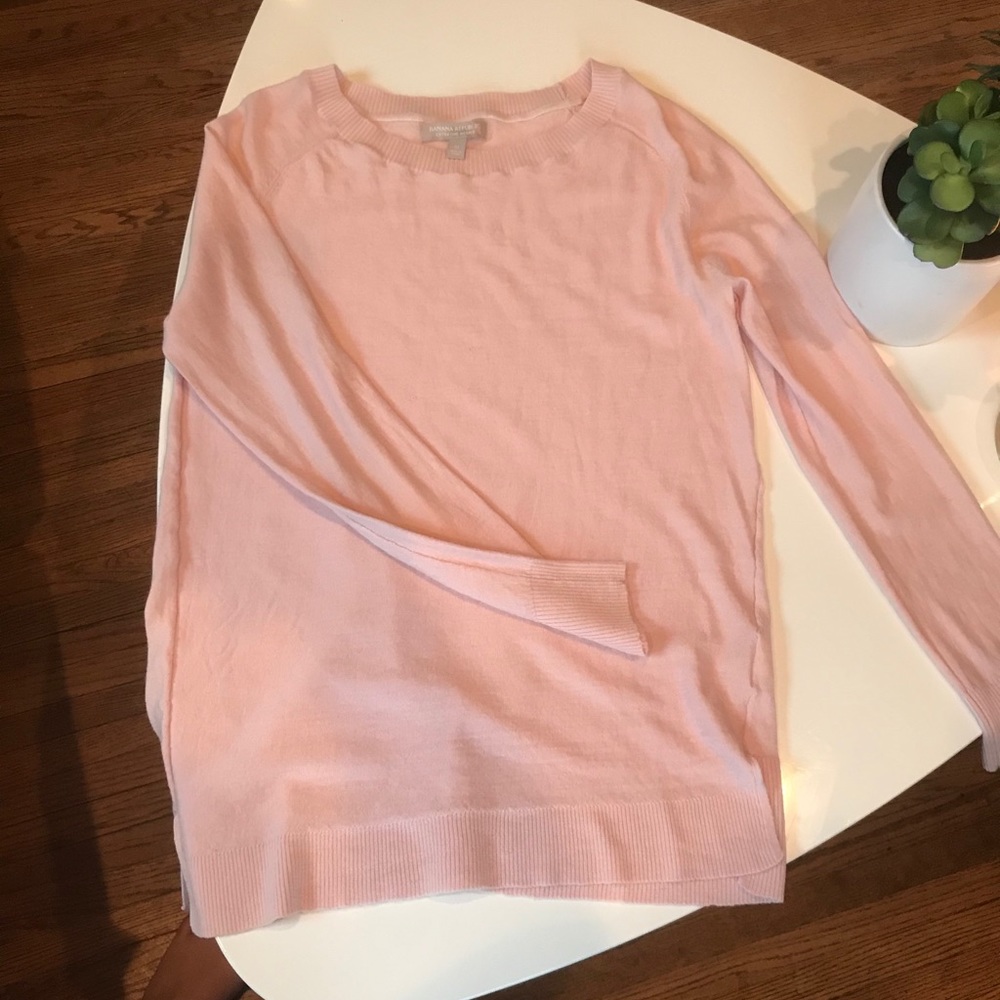 Pink Merino Wool Swearer from Banana Republic